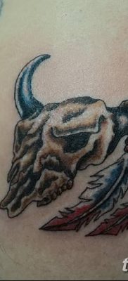 fotó egy bivaly tetoválásról, kelt 2018. 04. 16 -án №089 - Buffalo Tattoo -