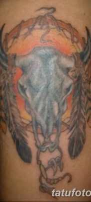 fotó egy bivaly tetoválásról, kelt 2018. 04. 16 -án №091 - Buffalo Tattoo -