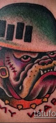 Fotó egy bulldog tetoválásról - 03062017 - példa - 029 Bulldog tetoválás