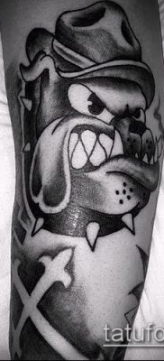 Fotó egy bulldog tetoválásról - 03062017 - példa - 034 Bulldog tetoválás