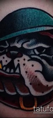 Fotó egy bulldog tetoválásról - 03062017 - példa - 056 Bulldog tetoválás