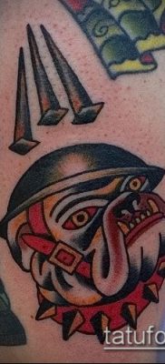 Fotó egy bulldog tetoválásról - 03062017 - példa - 066 Bulldog tetoválás