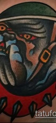 Fotó egy bulldog tetoválásról - 03062017 - példa - 068 Bulldog tetoválás