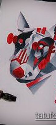 Fotó egy bull terrier tetoválásról - 18052017 - példa - 068 Bull terrier tetoválás