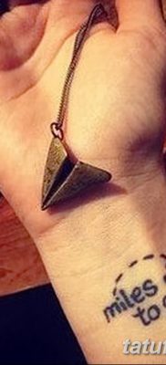 fotó tetoválás Papír repülőgép 2018.01.23 -tól №023 - tetováló papír repülőgép -