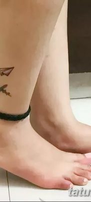 fotó tetoválás Papír repülőgép 2018.01.23 -tól №083 - tetováló papír repülőgép -