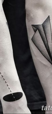 fotó tetoválás Papír repülőgép 2018.01.23 -tól №089 - tetováló papír repülőgép -