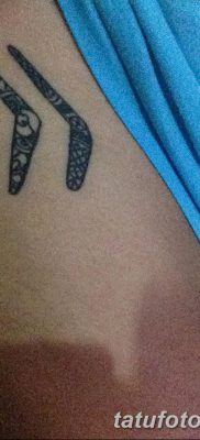 fotó a bumeráng tetoválásról, kelt 2017.12.10., 002 - bumeráng tetoválás -