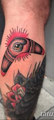 fotó a bumeráng tetoválásról, 2017.12.10. №009 - bumeráng tetoválás -