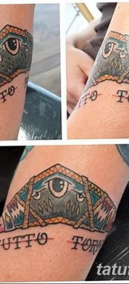 fotó a bumeráng tetoválásról, kelt 2017.12.10., №017 - bumeráng tetoválás -