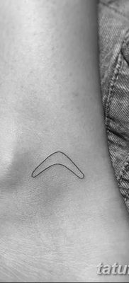 fotó a bumeráng tetoválásról, kelte: 2017.12.10. №018 - bumeráng tetoválás -