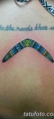 fotó a bumeráng tetoválásról, 2017.12.10. №026 - bumeráng tetoválás -