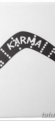 fotó a bumeráng tetoválásról, kelt 2017.12.10., №028 - bumeráng tetoválás -