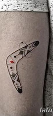 fotó a bumeráng tetoválásról, kelt 2017.12.10. №035 - bumeráng tetoválás -