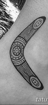 fotó a bumeráng tetoválásról, kelt 2017.12.10. №038 - bumeráng tetoválás -