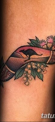 fotó a bumeráng tetoválásról, kelt 2017.12.10. №040 - bumeráng tetoválás -