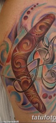 fotó a bumeráng tetoválásról, 2017.12.10. №044 - bumeráng tetoválás -