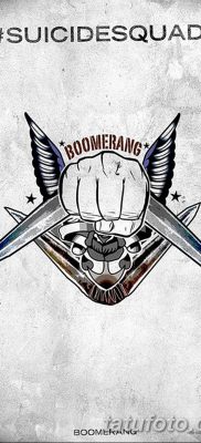 fotó a bumeráng tetoválásról, 2017.12.10. №050 - bumeráng tetoválás -