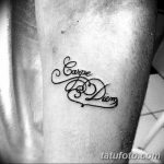 fotó a Carpe diem felirat tetoválásáról 2018.11.16. №038 - carpe diem tetoválás -