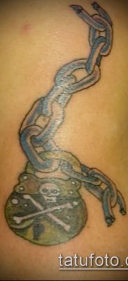 Fénykép egy lánc tetoválásról - példa rajz - 30052017 - példa - 060 Tetováló lánc