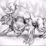 Cerberus tetoválás