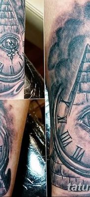 fotó tetováló óra és piramis, 2018. 08. 08. №017 - tetováló óra és piramis -