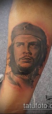A CHE GEVAR TETTOO No. 259 a minta érdekes változata, amely sikeresen használható Che Guevara feldolgozására és tetoválására a karon.