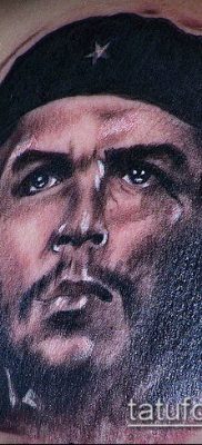A CHE GEWAR TATTOO No. 25 a minta érdekes változata, amely könnyen felhasználható che Guevara átalakítására és tetoválásként történő alkalmazására