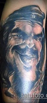 CHE GEWAR TETTOO No. 876 - a minta exkluzív változata, amely könnyen használható Che Guevara megváltoztatására és tetoválására