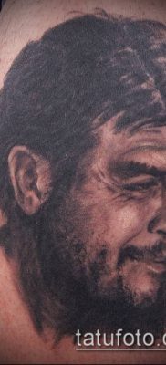 CHE GEVAR TATTOO No. 84 - a minta hűvös változata, amely jól használható Che Guevara átdolgozására és tetoválására