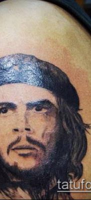 A CHE GEWAR TATTOO # 266 a minta klassz változata, amely jól használható Che Guevara átalakítására és tetoválására a karon