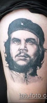 A CHE GEVAR TATTOO No. 150 a minta érdekes változata, amely könnyen használható Che Guevara átalakítására és tetoválásként történő alkalmazására
