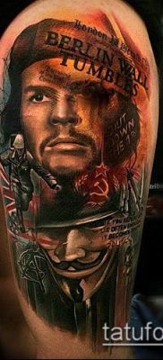 A CHE GEWAR TATTOO No. 263 a minta klassz változata, amely sikeresen használható Che Guevara feldolgozására és tetoválására a karon.