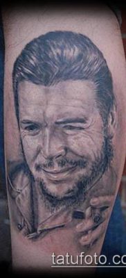 A TATTOO CHE Guevara No. 470 a minta érdekes változata, amely sikeresen használható Che Guevara karján végzett tetoválásként történő feldolgozására és alkalmazására.