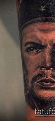 CHE GEWAR TETTOO No. 902 - a minta exkluzív változata, amely könnyen használható változtatásra és Che Guevara tetoválására a karon