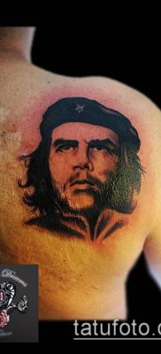 A CHE GEWAR'S TATTOO No. 14 a minta hűvös változata, amely könnyen használható Che Guevara tetoválásként történő feldolgozásra és alkalmazásra
