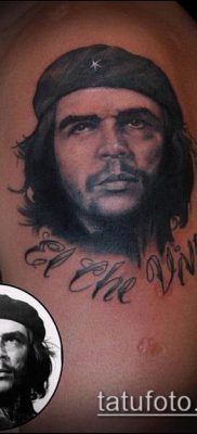 A CHE GEWAR TETTOO No. 638 a minta méltó változata, amely jól használható Che Guevara feldolgozására és tetoválására a karon.