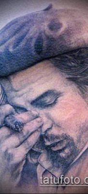 CHE GEVAR'S TATTOO №363 - a rajz hűvös változata, amely sikeresen használható Che Guevara karon történő felülvizsgálatához és tetoválásához