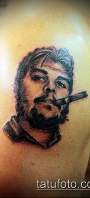 CHE GEWAR TETTOO No. 502 - a rajz méltó változata, amely könnyen használható Che Guevara karon történő megváltoztatására és tetoválására