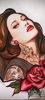 tetováló férfi fotó (érték) - példa egy érdekes tetoválási rajzra - 020