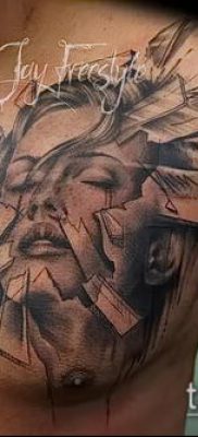 tetováló férfi fotó (érték) - példa egy érdekes tetoválási rajzra - 016