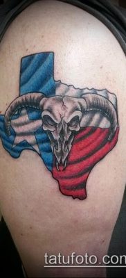 bika koponya tetoválás fotó (érték) - példa egy érdekes tetoválási rajzra - 042