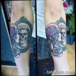 Снимка на татуировка череп в огледало 25.11.2018 №036 - татуировка череп в огледало -