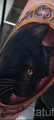 fotó egy fekete macskával készült tetoválásról a tetoválás jelentéséről szóló cikkhez - tatufoto.ru - 56