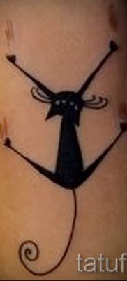 fotó egy fekete macskával készült tetoválásról a tetoválás jelentéséről szóló cikkhez - tatufoto.ru - 36