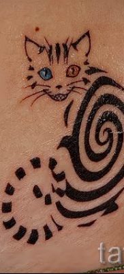 fotó egy fekete macskával készült tetoválásról a tetoválás jelentéséről szóló cikkhez - tatufoto.ru - 34