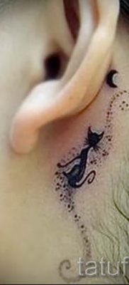 fotó egy fekete macskával készült tetoválásról a tetoválás jelentéséről szóló cikkhez - tatufoto.ru - 21