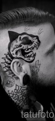 fotó egy fekete macskával készült tetoválásról a tetoválás jelentéséről szóló cikkhez - tatufoto.ru - 18