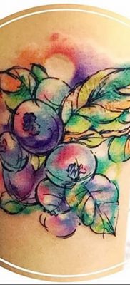 fotó áfonyás tetoválásról, kelt 2017.08.21 -én №059 - Áfonyás tetoválás -