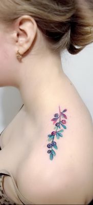 fotó áfonyás tetoválásról, kelt 2017.08.01. №064 - Áfonyás tetoválás -